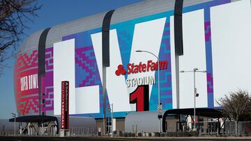 GLENDALE, ARIZONA - JANUARY 28: General view of State Farm Stadium on January 28, 2023 in Glendale, Arizona. State Farm Stadium will host the NFL Super Bowl LVII on February 12.   Christian Petersen/Getty Images/AFP (Photo by Christian Petersen / GETTY IMAGES NORTH AMERICA / Getty Images via AFP)