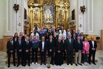 El Unicaja de M¨¢laga celebra su segundo t¨ªtulo de la BCL (Basketball Champions League) en La Parroquia, Bas¨ªlica y Real Santuario de Santa Mar¨ªa de la Victoria y de la Merced.