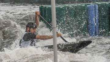 David Llorente, bronce en kayak cross en el Europeo de Tacen