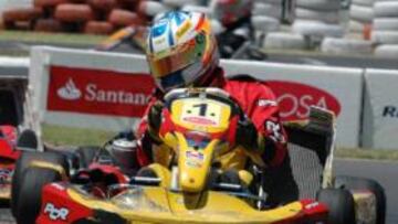 <b>PRIMEROS PASOS. </b>Los dos primeros clasificados de KF3, durante la prueba del Nacional en Cartaya.