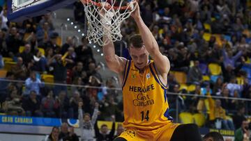 El Gran Canaria cede en el último minuto ante el Buducnost