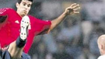 <b>ASÍ SÍ. </b>Raúl, Valerón (en la imagen) y Hierro fueron los autores de los goles de España frente a Eslovenia en Corea.