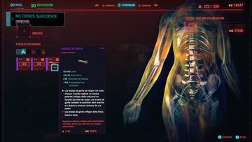 Cómo conseguir los brazos de gorila en Cyberpunk 2077