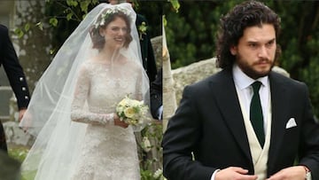 Kit Harrington y Rose Leslie se casan rodeados del elenco de &lsquo;Juego de Tronos&rsquo;
 