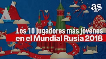 Los 10 jugadores más jóvenes en el Mundial Rusia 2018