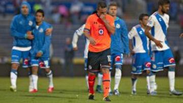 'Chaco' Giménez después del duelo contra el Puebla.