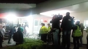 La llegada de los primeros heridos al hospital de Antioquia