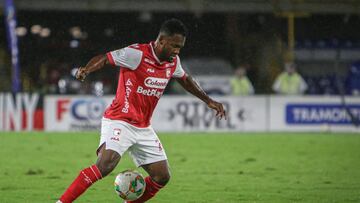 Elvis Perlaza, lateral derecho de Independiente Santa Fe