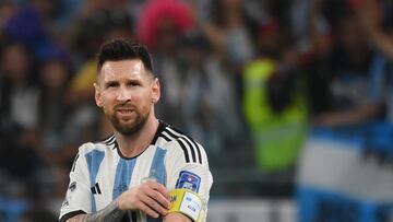 Leo Messi, capitán de Argentina.