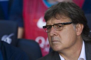 El entrenador el FC Barcelona Gerardo "Tata" Martino.