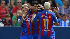 Neymar acaba con su sequía y el tridente supera los 300 goles