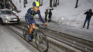El Terminillo, con una subida de 16,1 kilómetros al 7,3% (con rampas máximas del 12%), es la etapa reina de la Tirreno-Adriático. 
