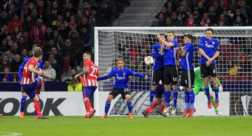 Atlético de Madrid-Copenhague en imágenes