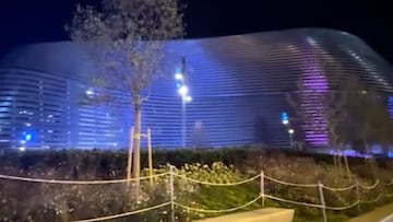 Bernabéu Stadium lights up the night with jaw-dropping illumination