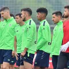 Lezama: Paredes y Vesga, listos para Osasuna