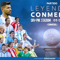 Partido leyendas de la Conmebol: a qué hora es, formaciones y quién transmite por TV en Chile