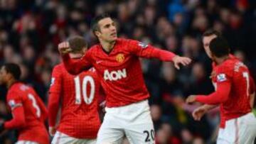 Van Persie es la estrella del Manchester United