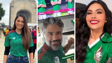 Los famosos mexicanos que apoyan a la selección en sus Redes Sociales