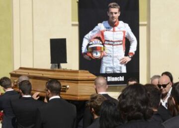 Funeral de Jules Bianchi en Niza.