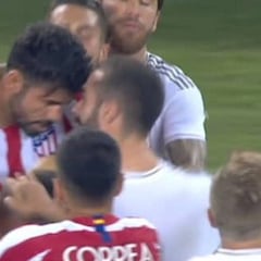 Alta tensión entre Carvajal y Costa: patadas, tángana y ambos acabaron expulsados