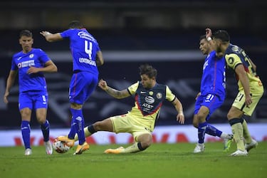 Cruz Azul empata con América en el Clásico Joven de la jornada 12 del Guardianes 2020