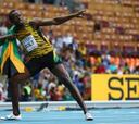 Usain Bolt consigue su novena medalla con 19.66 y al ralentí