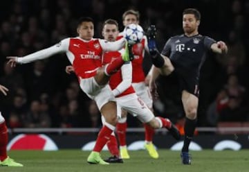 El show de Vidal en la goleada del Bayern sobre Arsenal