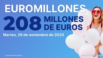 Euromillones: comprobar los resultados del sorteo de hoy, martes 26 de noviembre