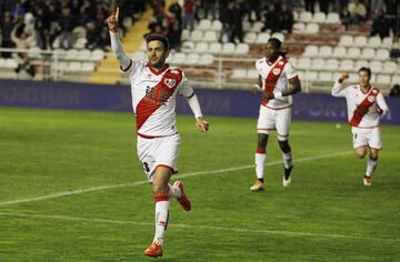 Defendió la camiseta del Rayo Vallecano, dos temporadas la 13/14 y 14/15