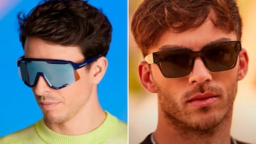 Los pilotos Álex Márquez (MotoGP) y Pierre Gasly (Fórmula 1) con gafas de sol Hawkers.