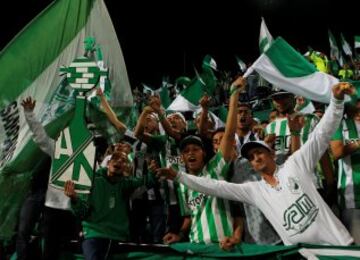 Estadio lleno y verde para acompañar a Nacional.