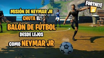 &iquest;C&oacute;mo chutar el bal&oacute;n de f&uacute;tbol desde lejos como Neymar Jr en Fortnite Temporada 6?