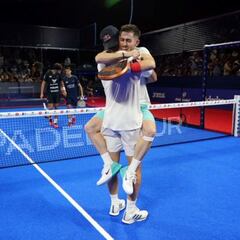 Jon Sanz, con Galán, a su primera final a costa de Tapia y Coello