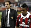 Allegri expulsó a Robinho del entrenamiento tras una disputa
