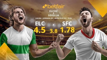 Elche CF vs. Sevilla FC: alineaciones, horario, TV, estadísticas y pronósticos LaLiga