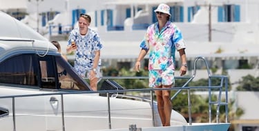 Haaland se relaja bajo el sol de Miconos