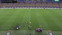 La imagen del &#039;cooling break&#039; en el Barcelona-Atl&eacute;tico.