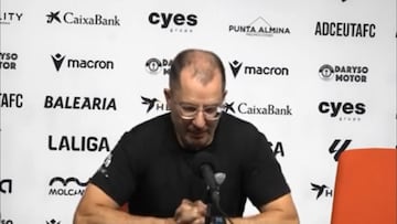 José Juan Romero en rueda de prensa.