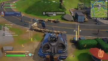 Destruimos estructuras atropell&aacute;ndolas con un tanque