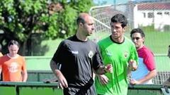 <b>AL MARGEN. </b>El atacante se está entrenado en solitario a la órdenes del recuperador físico Víctor Salinas.