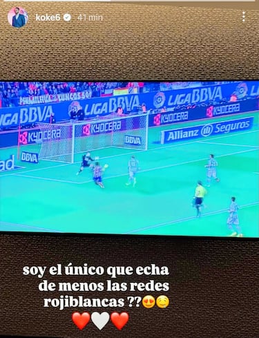 Koke reabre un viejo debate sobre las redes