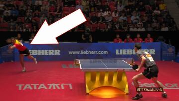 Este fue el mejor punto del tenis de mesa mundial en 2018