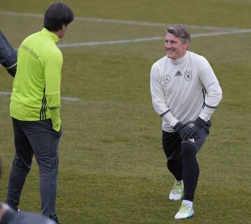 Schweinsteiger in Tuesday's session