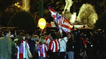 <b>NEPTUNO ESPERA. </b>El Atleti irá a la fuente el jueves si gana el título.