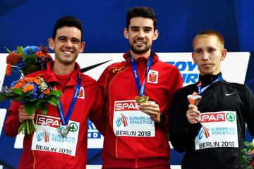 La plata se la ha llevado el también español Diego García Carrera, sumando un total de 3 medallas para España en la competición.
En tercer lugar llegó Vasiliy Mizinov que ganó la medalla de bronce.
