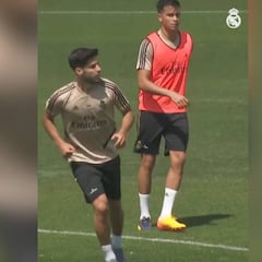 Real Madrid: Asensio 'golazo' draws gasps from team mates