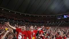 Avalancha red en el Wanda