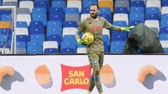 David Ospina en un partido del Napoli en la Serie A