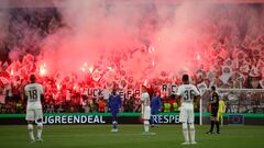 Una imagen de la final entrre Rangers y Eintracht en el Ramón Sánchez-Pizjuán.