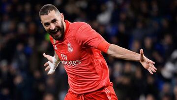 Benzema, tras marcar en Leganés.